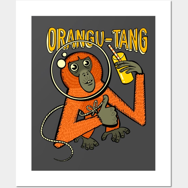 The Orangu Tang Wall Art by Matt and Mattinglys Ice Cream Social